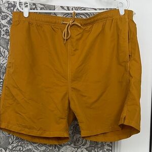 Norse Projects Mens Swim Trunks - Mustard/Gold